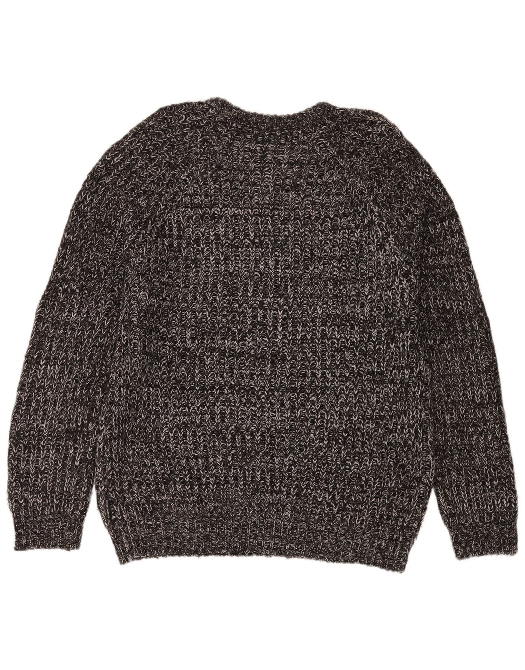 French Connection Mens Boat Neck Jumper Sweater Medium Grey Flecked Acrylic