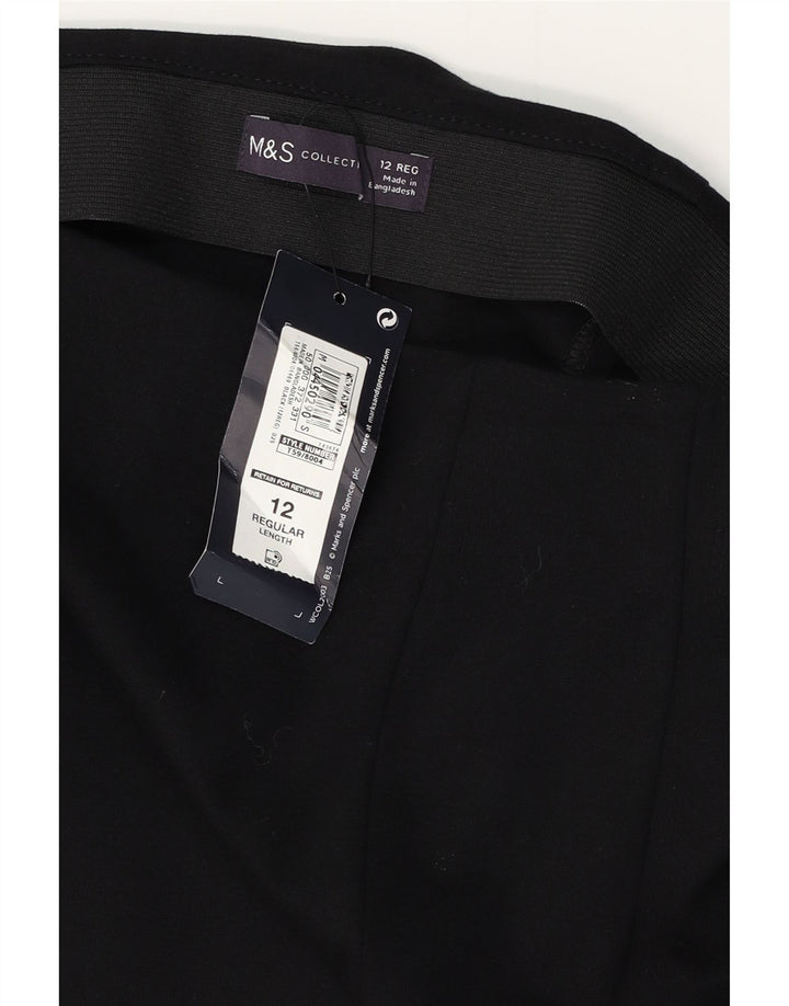 MARKS & SPENCER Girls A-Line Skirt 11-12 Years W32 Black