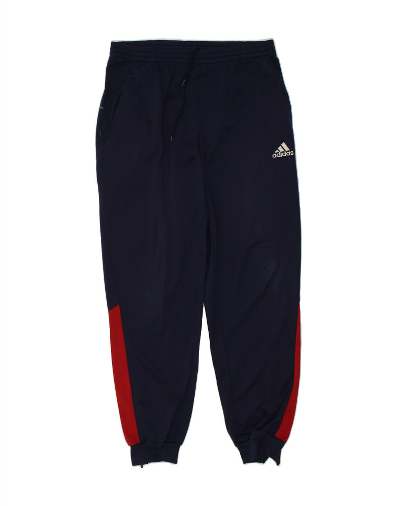 ADIDAS Mens Graphic Tracksuit Trousers Joggers UK 40/42 Medium Navy Blue | Vintage Adidas | Thrift | Second-Hand Adidas | Used Clothing | Messina Hembry 