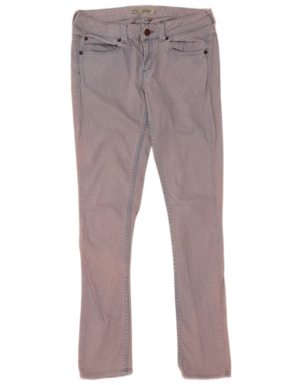 TOPSHOP Womens Baxter Skinny Jeans W28 L32 Blue Cotton