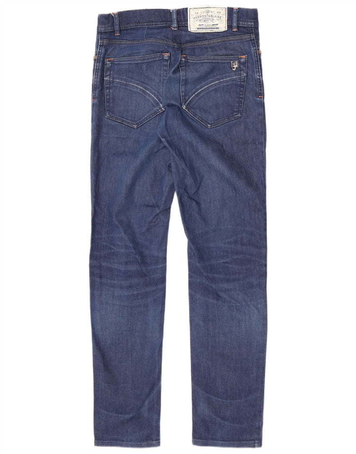 Harmont & Blaine Mens Slim Jeans W30 L32 Blue Cotton