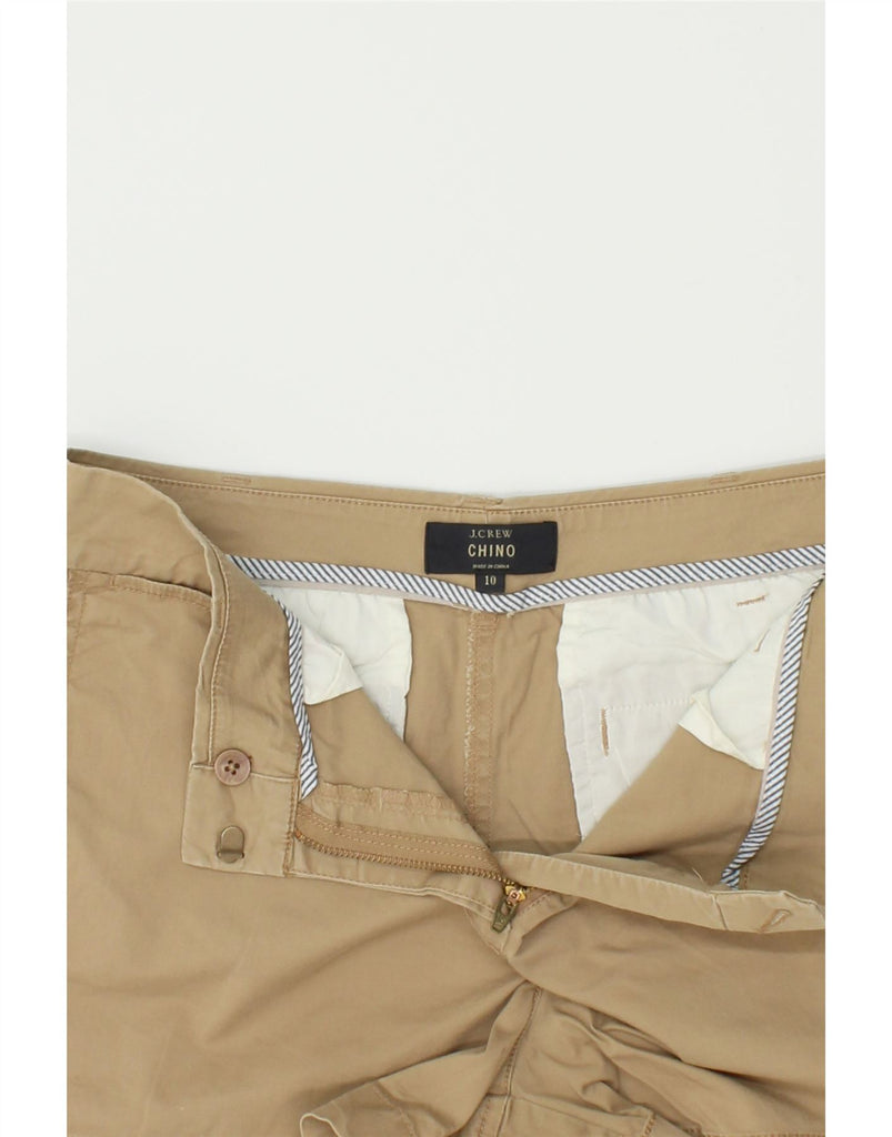J. CREW Womens Chino Shorts US 10 Large W32 Beige Cotton | Vintage J. Crew | Thrift | Second-Hand J. Crew | Used Clothing | Messina Hembry 