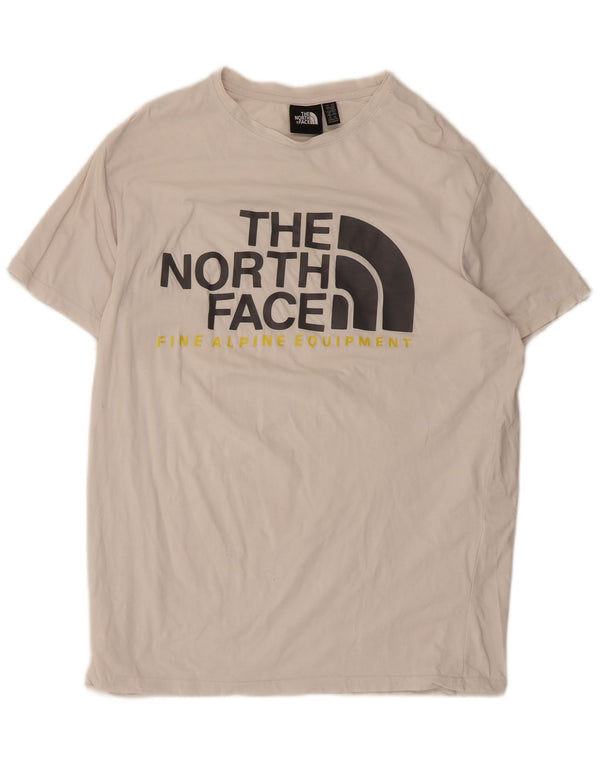 The North Face Mens Graphic T-Shirt Top 2XL White Cotton