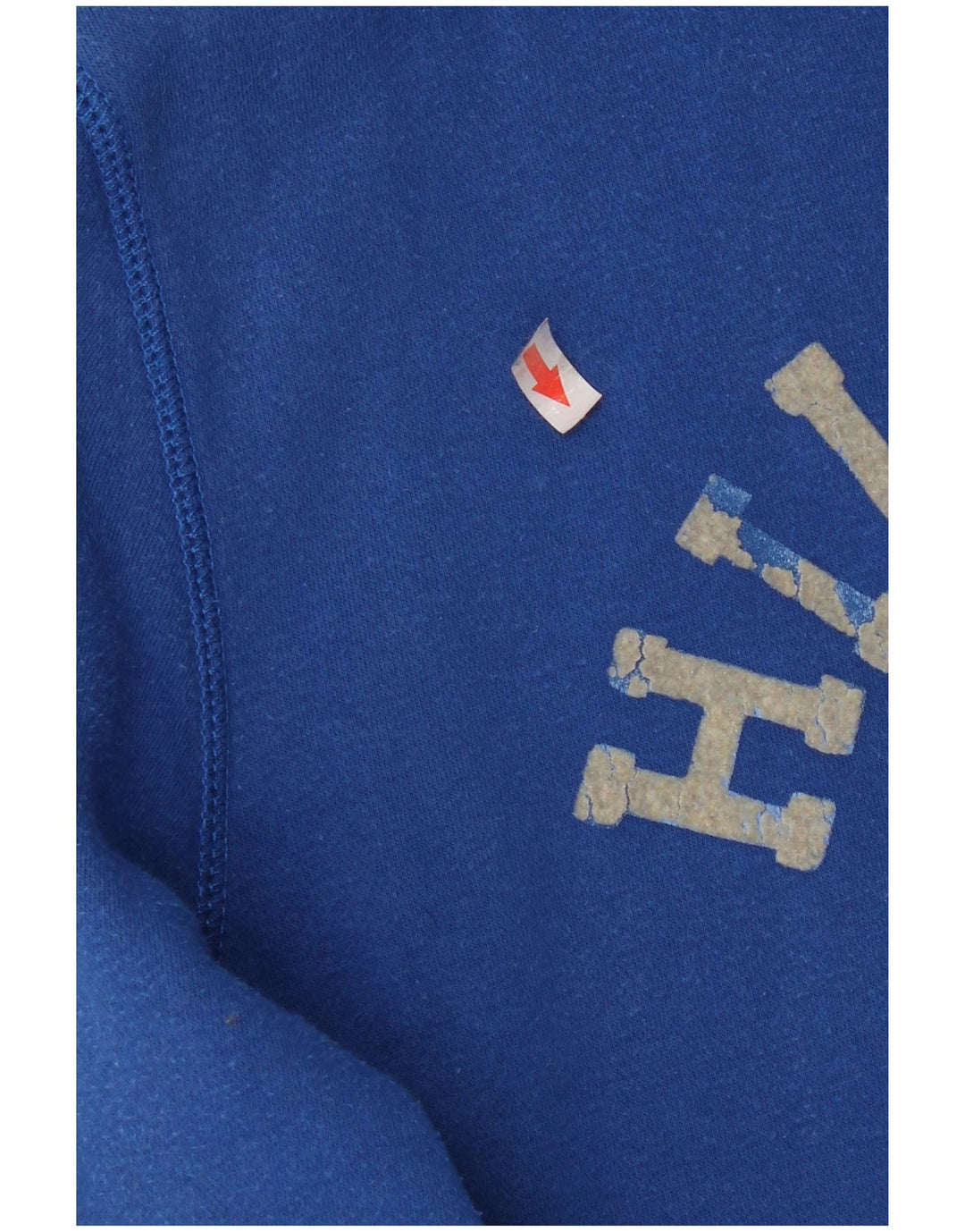 Tommy Hilfiger Mens Graphic Hoodie Jumper Medium Blue Cotton