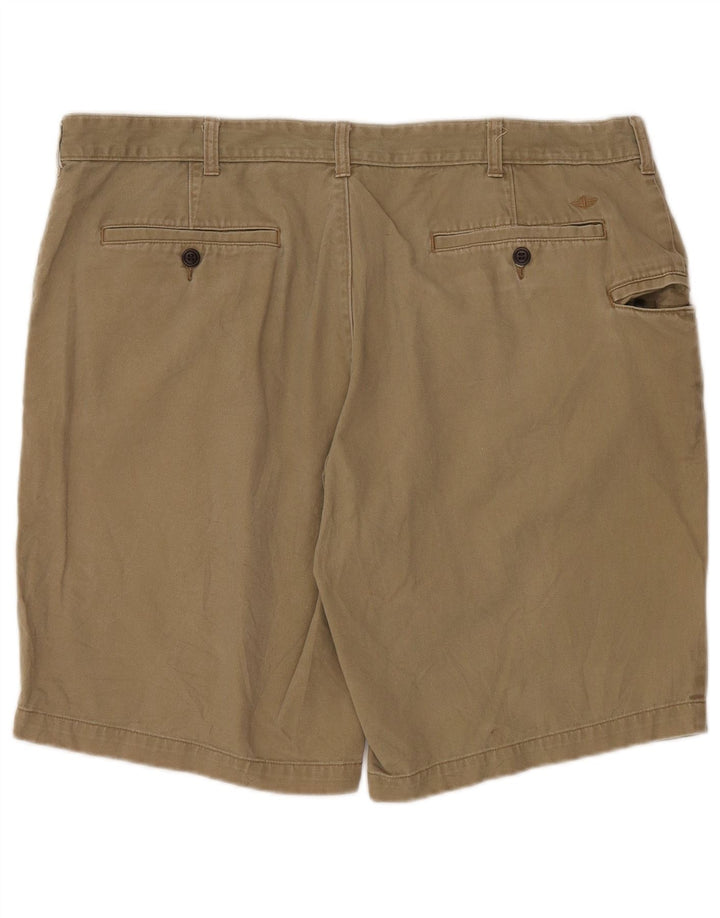 DOCKERS Mens Chino Shorts W40 XL Beige Cotton