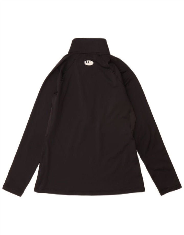 Under Armour Womens Cold Gear Pullover Tracksuit Top UK 10 Small Black