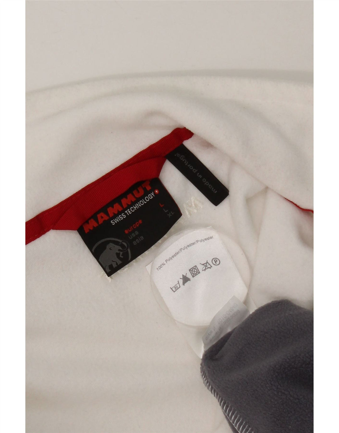 Mammut Womens Fleece Gilet UK 16 Large White Colourblock Polyester