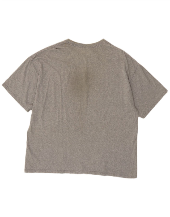 CHAMPION Mens T-Shirt Top Large Grey Flecked Cotton
