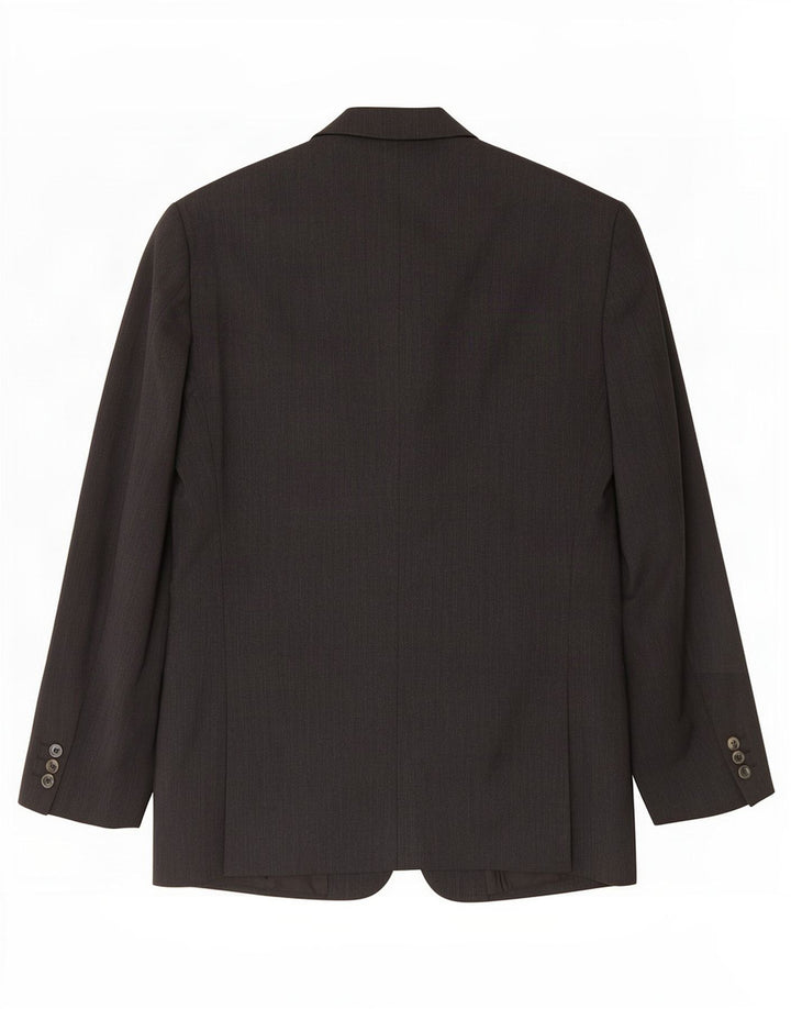 Dolce & Gabbana Mens Ittierre 3 Button Blazer Jacket IT 50 Large Grey Wool