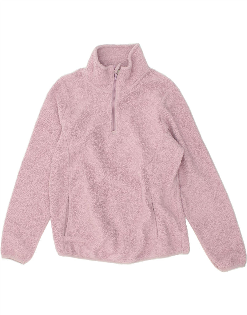 MOUNTAIN WAREHOUSE Womens Zip Neck Fleece Jumper UK 18 XL Pink | Vintage Mountain Warehouse | Thrift | Second-Hand Mountain Warehouse | Used Clothing | Messina Hembry 