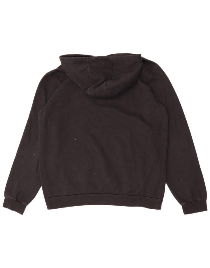 Adidas Mens Hoodie Jumper Large Black Cotton