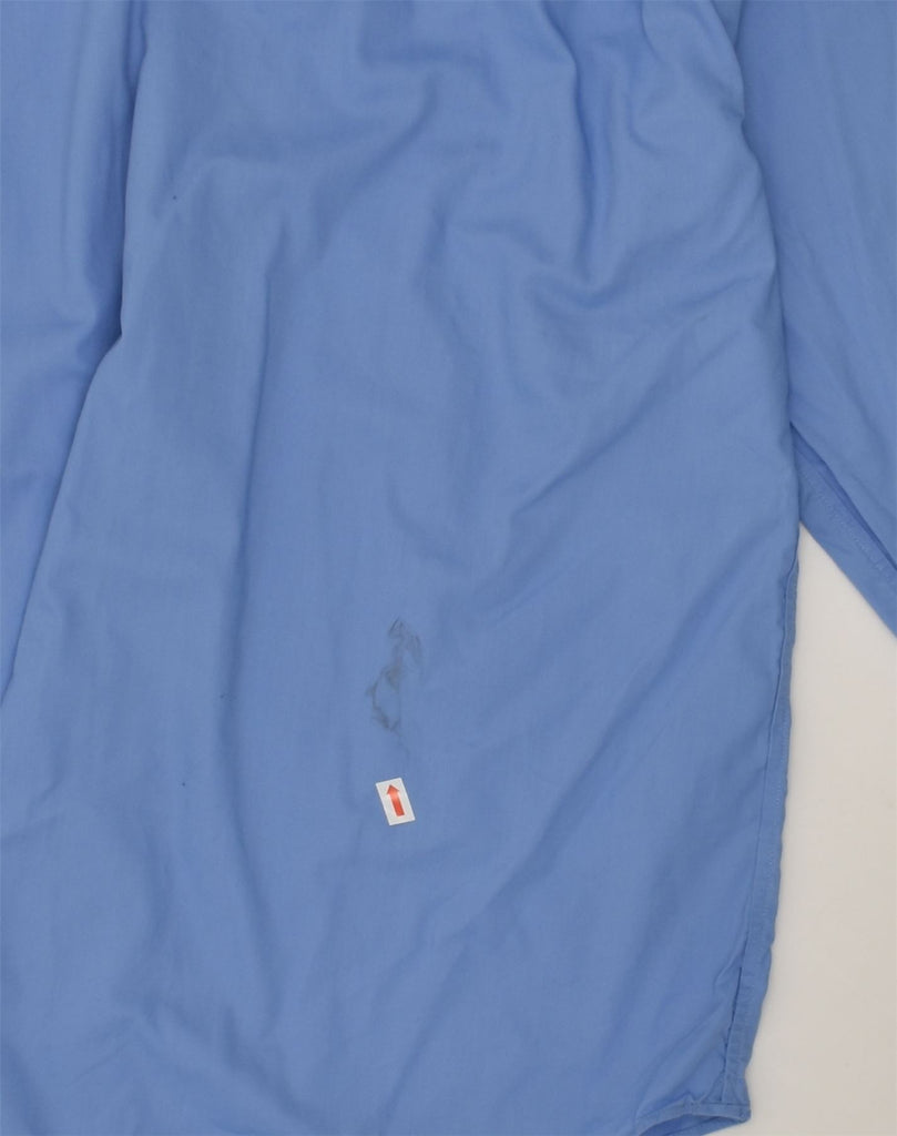 GAP Mens NON - IRON Shirt Medium Blue Cotton | Vintage Gap | Thrift | Second-Hand Gap | Used Clothing | Messina Hembry 