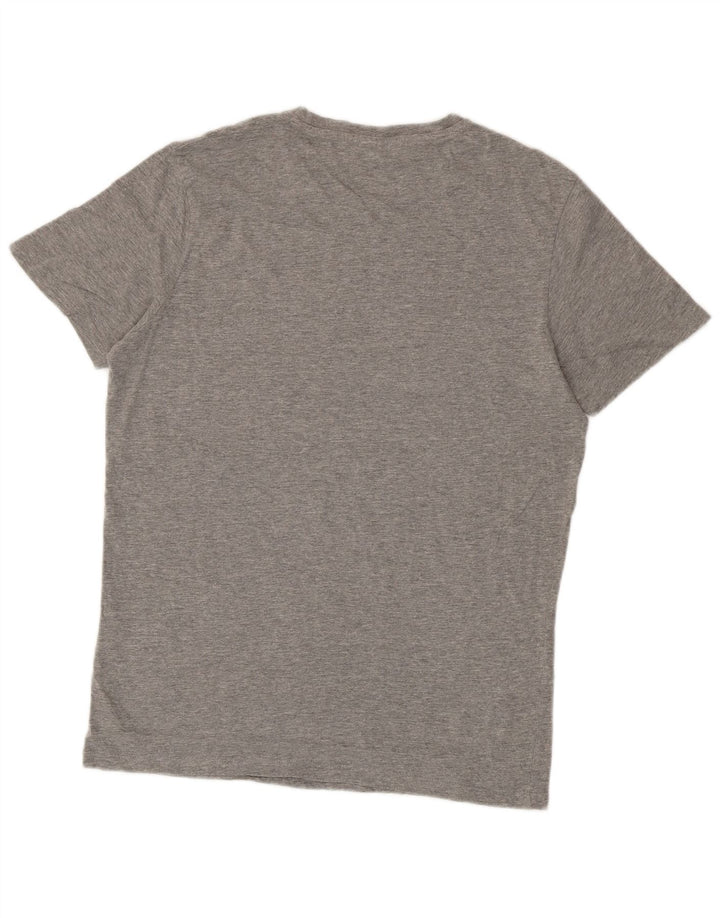 Jack & Jones Mens Core Graphic T-Shirt Top Medium Grey Cotton