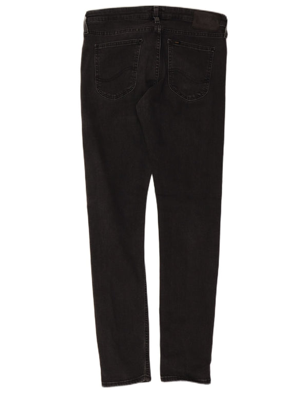 Lee Womens Malone Skinny Jeans W33 L32 Black Cotton