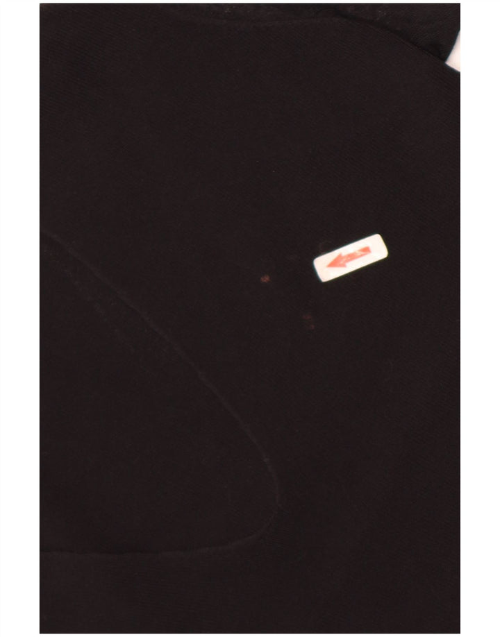 Zara Womens Top Long Sleeve UK 10 Small Black Viscose