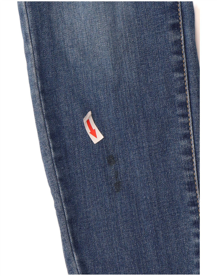 Mossimo Womens Mid Rise Skinny Jeans US 6 Small W28 L27 Blue Cotton