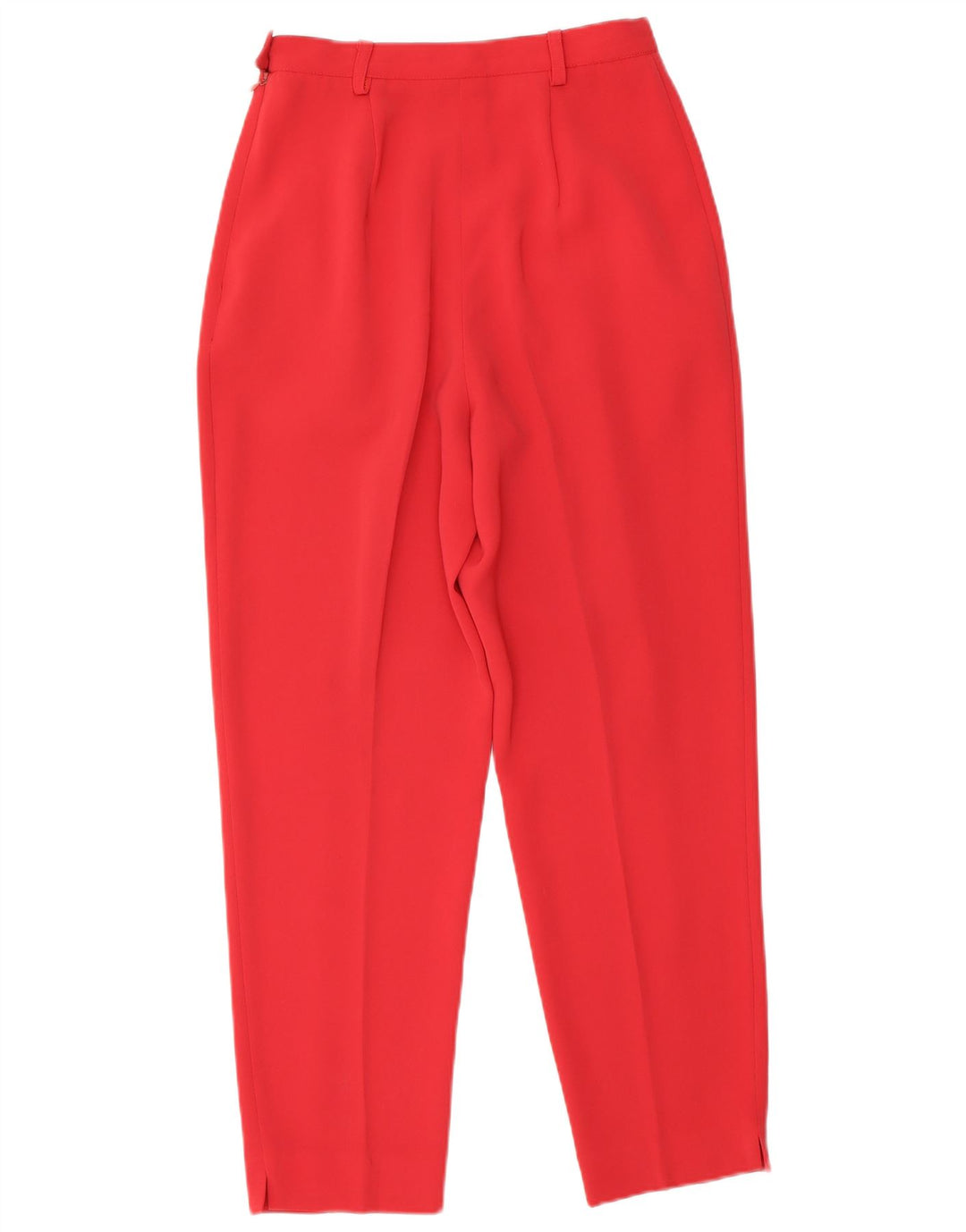 CACHAREL Womens High Waist Pegged Cropped Trousers UK 8 Small W24 L25 Red