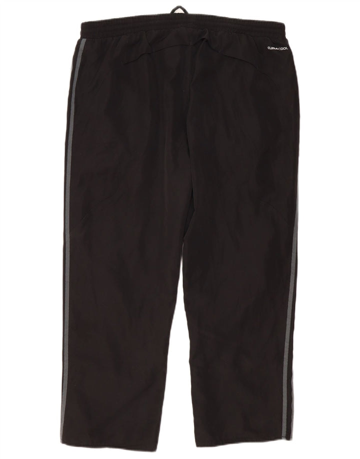 Adidas Womens Climacool Crop Tracksuit Trousers UK 16 Large  Black