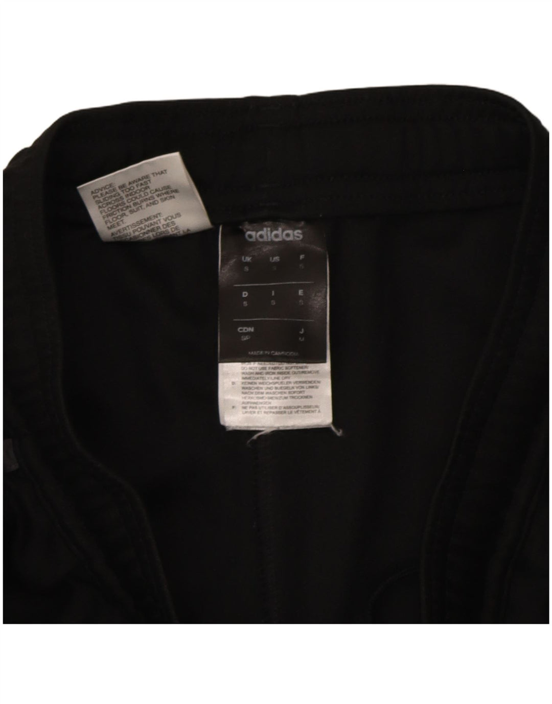 Adidas Mens Climalite Tracksuit Trousers Small Black Polyester