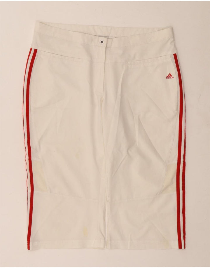 Adidas Womens Bermuda Shorts UK 18 XL W36 White