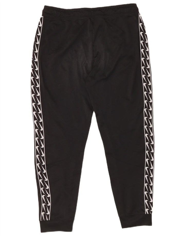 NIKE Mens Graphic Tracksuit Trousers Joggers Large  Black