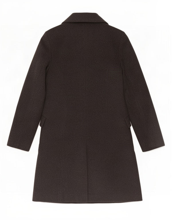Zara Womens Overcoat UK 10 Small Grey Wool