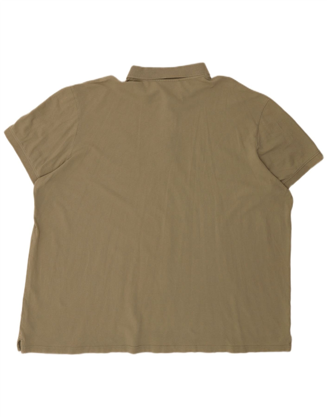 Kappa Mens Polo Shirt 6XL Khaki Cotton