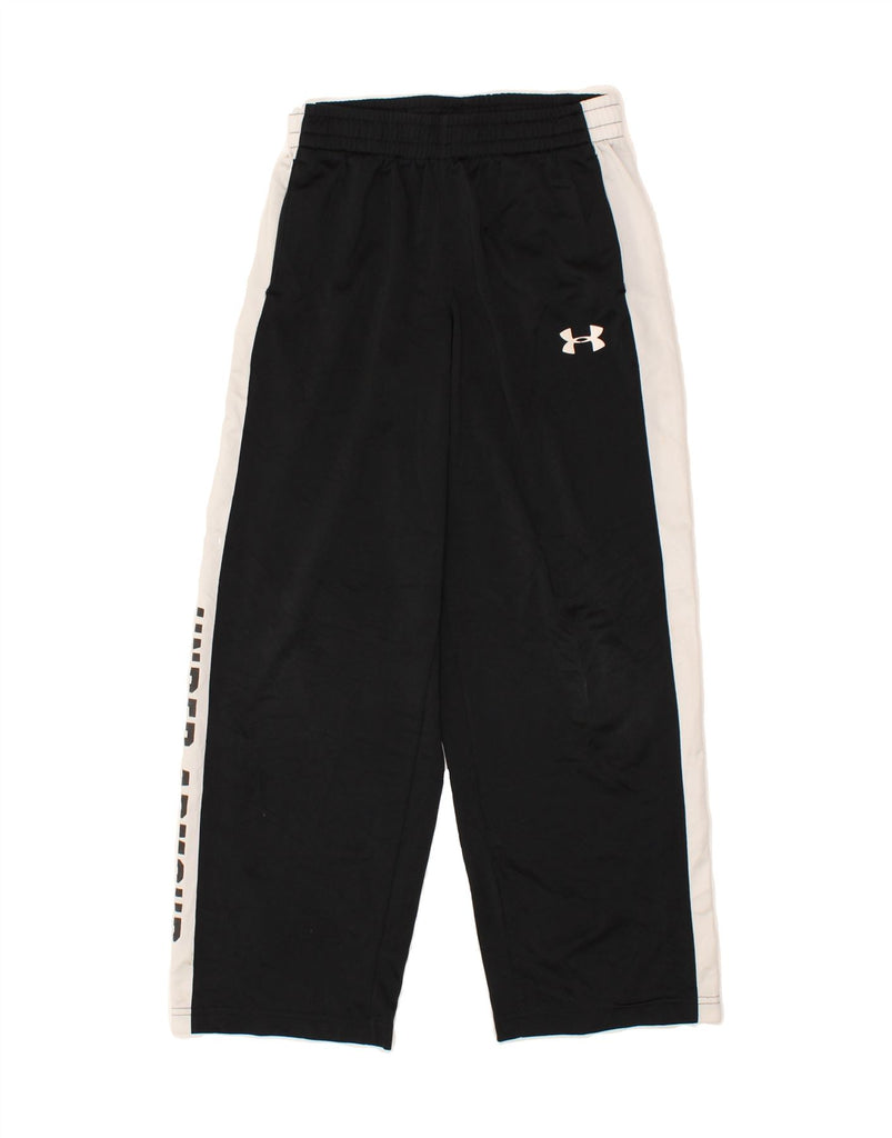 UNDER ARMOUR Boys Graphic Tracksuit Trousers 9-10 Years Medium Black | Vintage Under Armour | Thrift | Second-Hand Under Armour | Used Clothing | Messina Hembry 