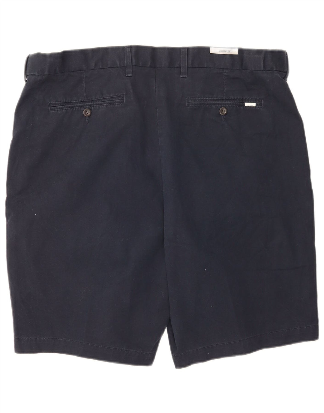 Marks & Spencer Mens Chino Shorts W42 2XL Navy Blue Cotton