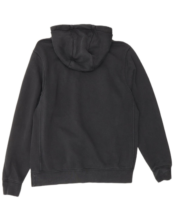 NIKE Mens Hoodie Jumper Medium Navy Blue Cotton