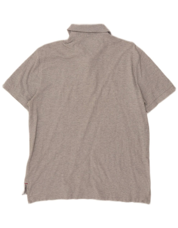 Tommy Hilfiger Mens Classic Fit Polo Shirt Medium Grey Cotton