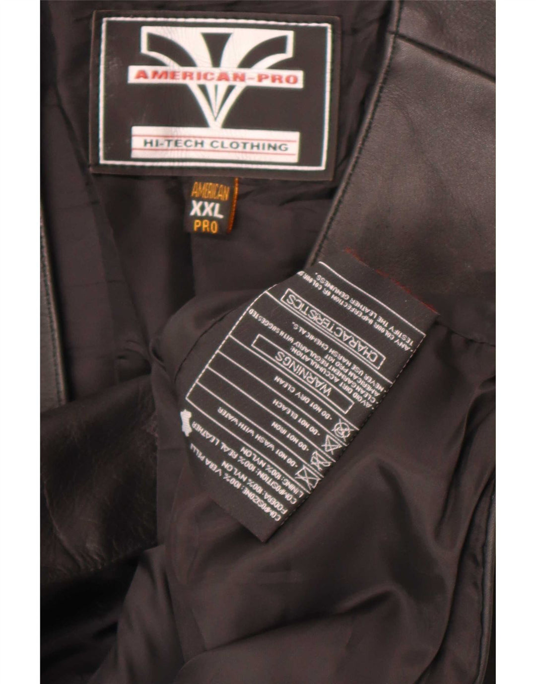 Vintage Mens Leather Waistcoat 2XL Black