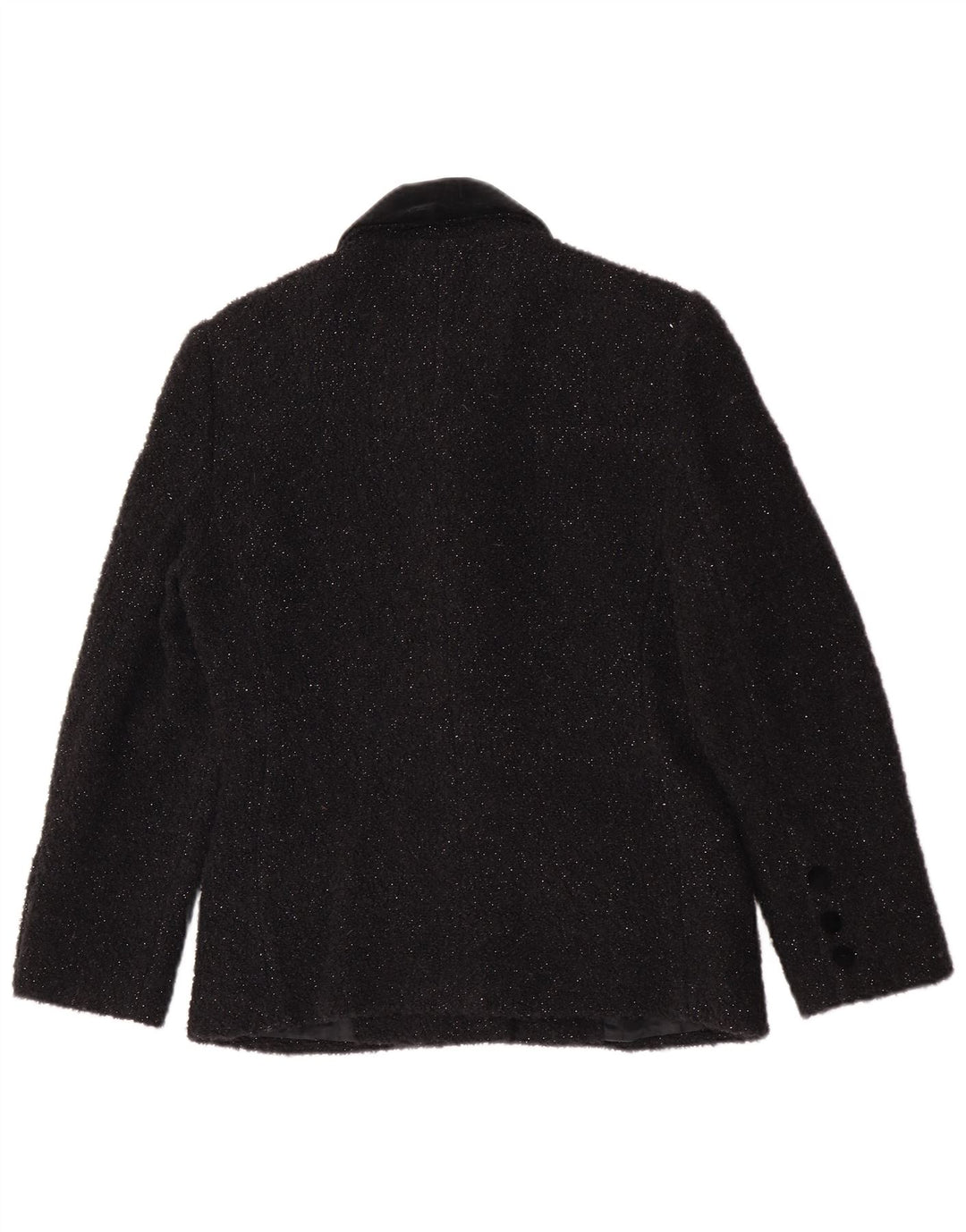 Marisa Womens 5 Button Blazer Jacket UK 12 Medium Black Flecked