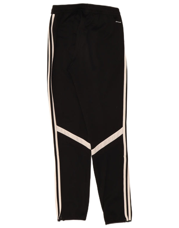 Adidas Boys Climacool Tracksuit Trousers 13-14 Years XL Black Polyester