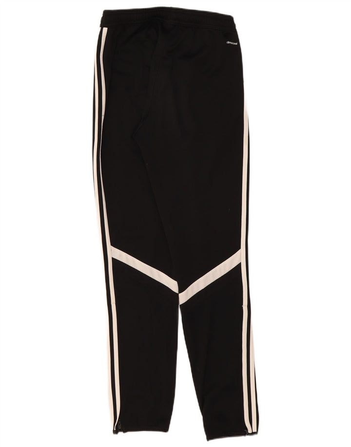 Adidas Boys Climacool Tracksuit Trousers 13-14 Years XL Black Polyester