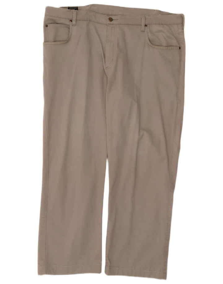 Lee Mens Straight Casual Trousers W40 L28 Grey
