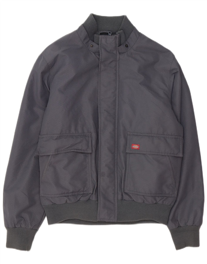 Dickies Mens Bomber Jacket UK 40 Large Grey Polyamide