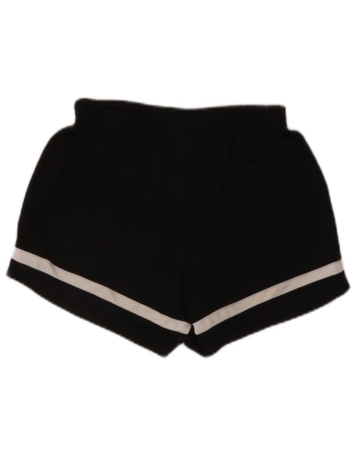 Nike Womens Dri Fit Sport Shorts UK 8 Small Black Colourblock Polyester