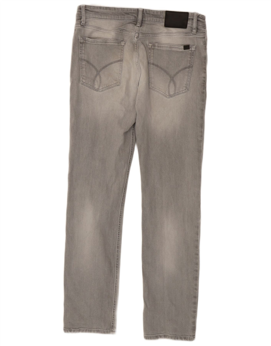 Calvin Klein Mens Slim Jeans W32 L32 Grey Cotton