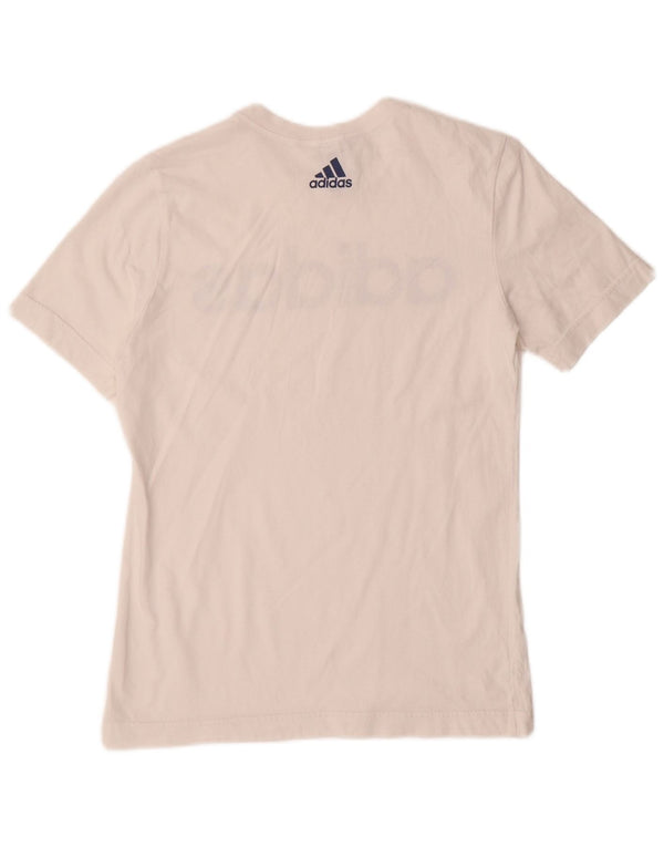 Adidas Boys Graphic T-Shirt Top 13-14 Years White