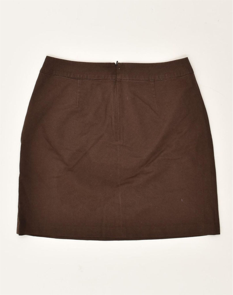 BODEN Womens Straight Skirt UK 12 Medium W32 Brown Elastane | Vintage Boden | Thrift | Second-Hand Boden | Used Clothing | Messina Hembry 