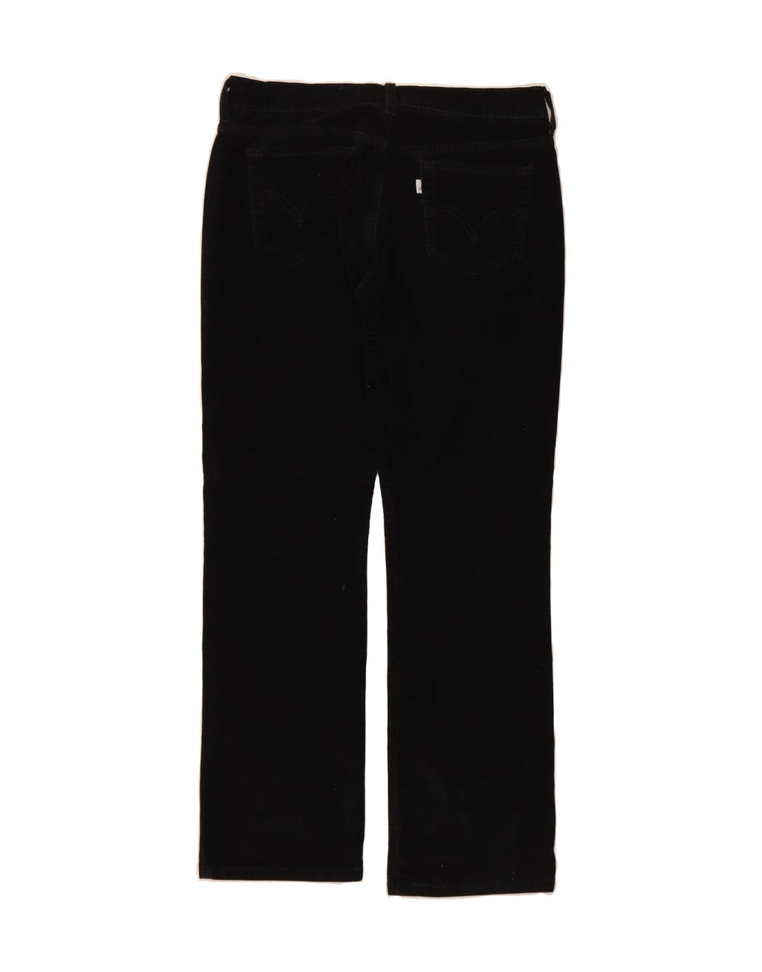 LEVI'S Womens 505 Straight Casual Trousers US 8 Medium W34 L30 Black Vintage Levi's and Second-Hand Levi's from Messina Hembry 