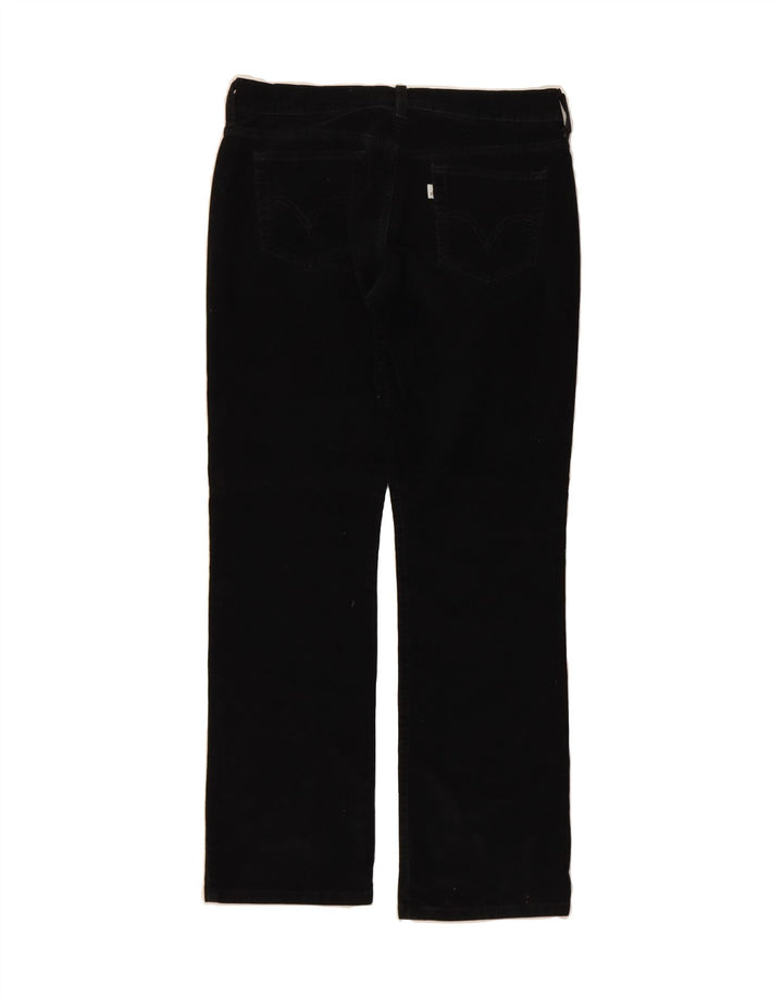 LEVI'S Womens 505 Straight Casual Trousers US 8 Medium W34 L30 Black Vintage Levi's and Second-Hand Levi's from Messina Hembry 