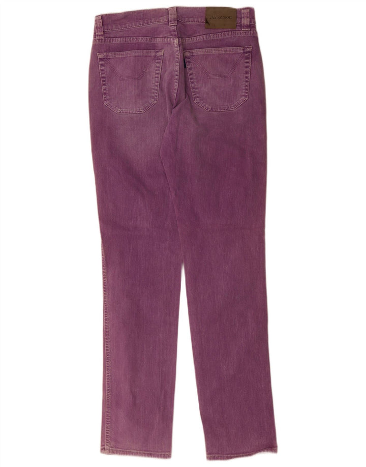 JECKERSON Mens Slim Jeans W30 L32 Purple Cotton