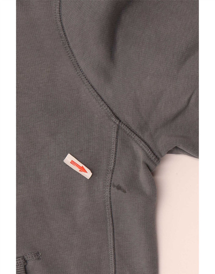 Jack Wills Mens Graphic Hoodie Jumper Small Grey Cotton