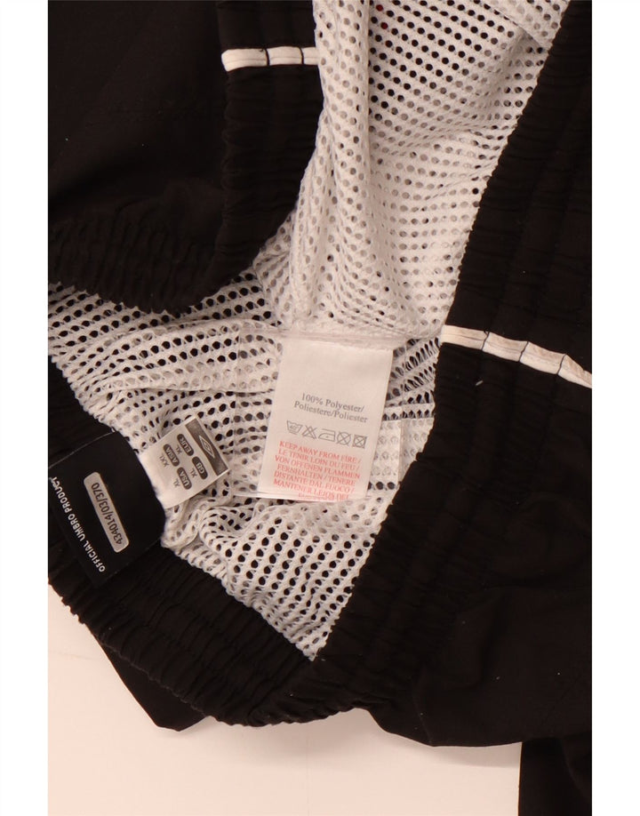 UMBRO Mens Graphic Sport Shorts XL Black Polyester