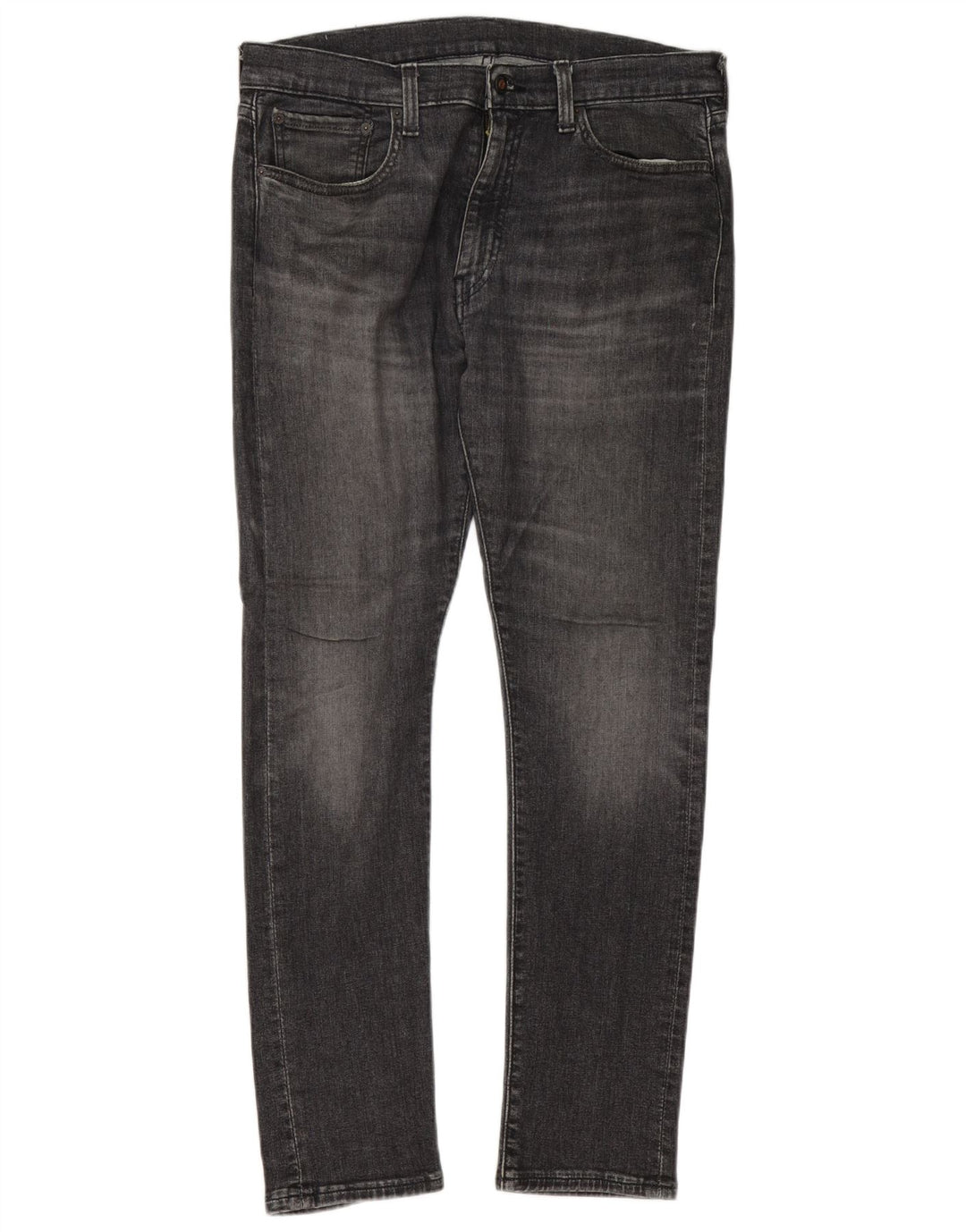 Levi's Mens Slim Jeans W36 L32 Grey Cotton