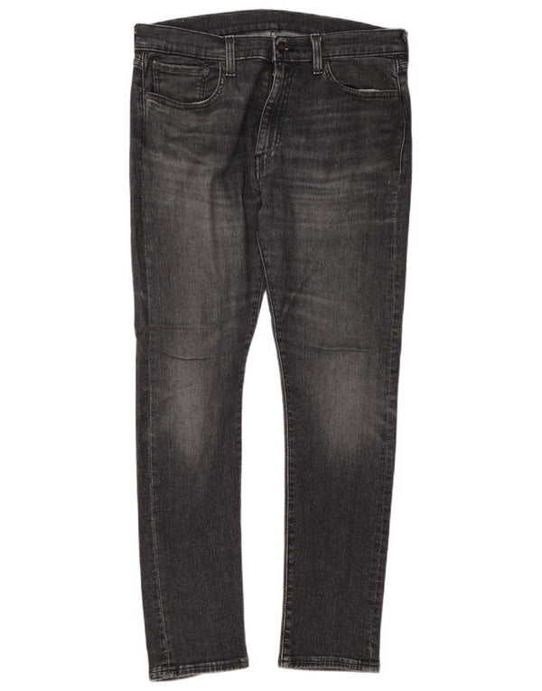 Levi's Mens Slim Jeans W36 L32 Grey Cotton
