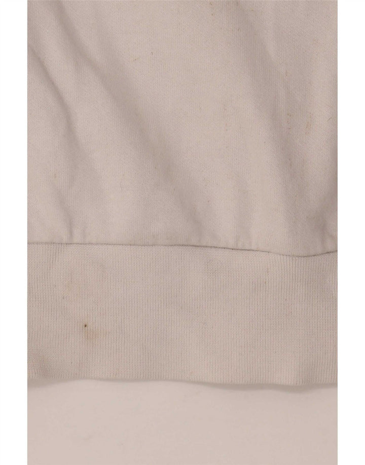 Champion Mens Tracksuit Top Jacket Medium White Colourblock Cotton