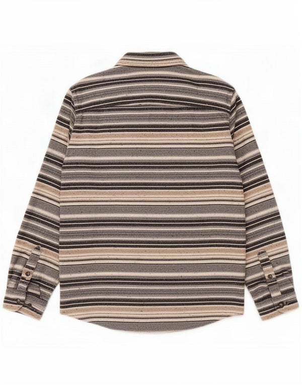 Fat Face Mens Flannel Shirt Large Multicoloured Striped Cotton